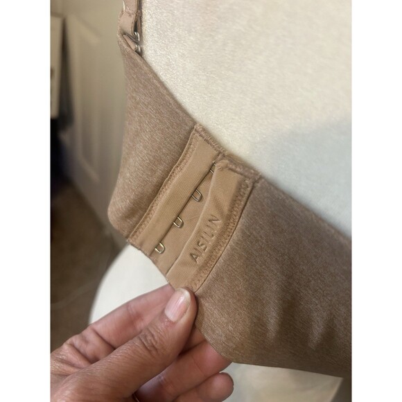 Aisilin Minimizer Underwire Bra Size 40 F/ DDD Oatmeal Heather Non-Padded Smooth - Picture 4 of 8